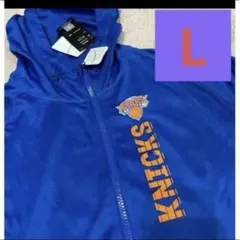 バスケ NBA KNICKS ジャケット 速乾 水陸　薄手 パーカー Lのサムネイル