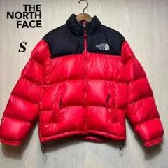 ザノースフェイス　ダウンジャケット　S レッド　ヌプシのサムネイル