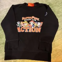 パウパトロール トレーナー 黒110
