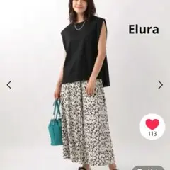 即購入OK新品タグ付きエルーラEluraラク艶イージーパンツM