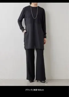 新品 スミスタイル黒カットソーのサムネイル
