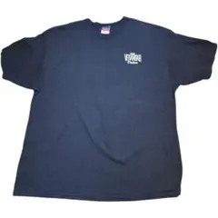 アメカジ チャンピオン XL 刺繍ロゴTシャツ ダークネイビー