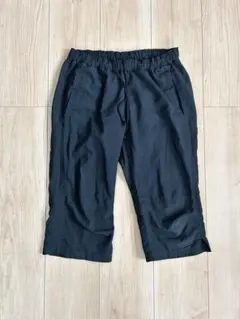 adidas クロップドパンツ S ブラック