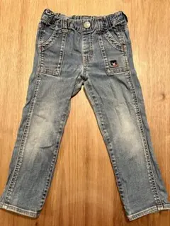 DOUBLE.B デニムパンツ 100 mikihouse 送料込21