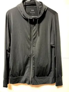 AIRism フルジップパーカー XXL 黒