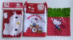 【未使用】キティ　巾着　バラ　2001 平成レトロ 平成レトロ 新品 ハローキティ 巾着袋 当時物 サンリオ - メルカリ