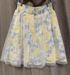 レトロガール RETRO GIRL チュールスカート ミニ丈 花柄
