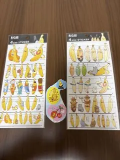 【平成レトロ】カミオジャパン　バナ夫　シール　セット