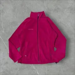 ピンク フリースジャケット