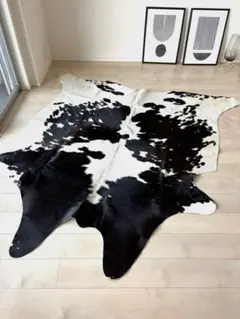 ヴィンテージ 大型 カウラグ 牛毛皮 敷物 絨毯 ラグマット アンティーク古道具 楽天市場】【48H限定！5％OFFクーポンあり】 ラグ おしゃれ