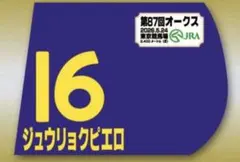 競馬 ジュウリョクピエロ ミニゼッケン - メルカリ