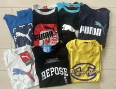 男の子Tシャツ 160 NIKE PUMA nev 5枚組 - メルカリ