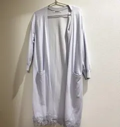 ミッシュマッシュ ロングカーディガン 紫のサムネイル