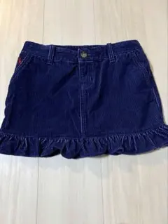Ralph Lauren ネイビー フリルスカート 140
