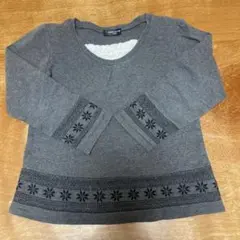 コムサイズム　長袖カットソー　120センチ