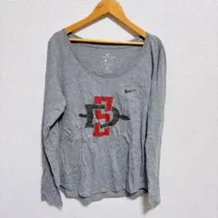 Nike ナイキ グレー 長袖Tシャツ 【XL】