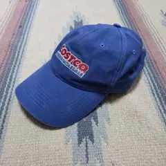 【激レア】コストコ COSTCO 刺繍ロゴ キャップ 帽子 ブルー アメカジ