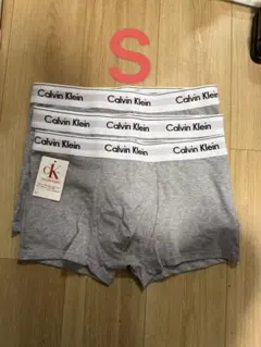 新品未使用 カルバンクライン　ボクサーパンツ　メンズ S　3枚 グレー