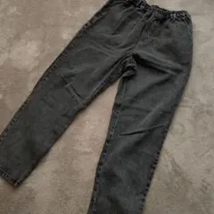 ダークグレー デニムパンツ Lサイズ 綿100％