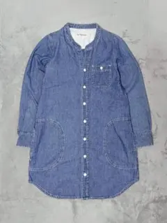 BEAMS HEART ビームス デニム 長袖 シャツ チュニック ワンピース