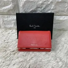 美品✨Paul Smith ポールスミス　カードケース　花びらトリム　新生活