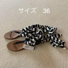 SENSE OF  PLACE  サンダル　サイズ36   日本製　　未使用品のサムネイル