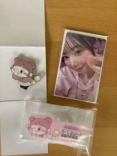 NiziU ミイヒ ポプスト ネームバッジ ピンバッジ トレカ セット