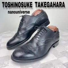 美品 TOSHINOSUKE TAKEGAHARA ウイングチップ メダリオン