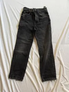 ZARA ストレートデニム ブラック EUR 34