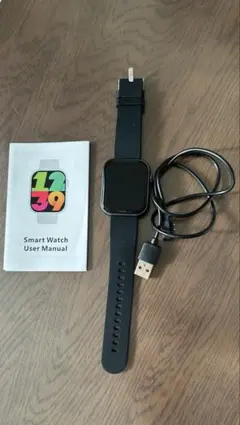 ブラック スマートウォッチ