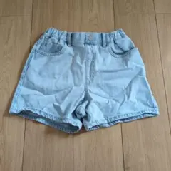 UNIQLO デニムショートパンツ 140cm ブルー