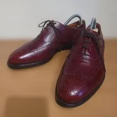 祝日限定価格　Tricker's バーガンディ ウィングチップ　7.5のサムネイル