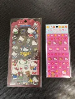 正規品 サンリオ キティ ドロップジェリーシール 日焼けキティ タイルシール