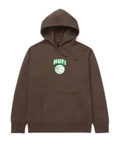 【希少】HUF パーカー バスケットボール刺繍 ブラウン XLのサムネイル