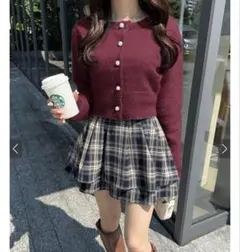 ラメシャギーニットカーディガン【mh30】