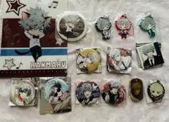 うたプリ 黒崎 蘭丸 ラバスト 缶バッジ クリアファイル