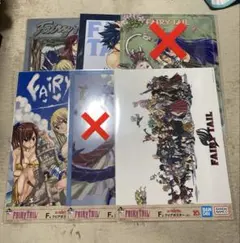 フェアリーテイル 一番くじ クリアポスター 4種