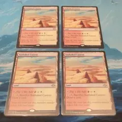 MTG 灼陽大峡谷 4枚 - メルカリ