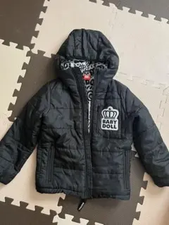 キッズ　BAbYDOLLフード付きダウンジャケット120サイズ