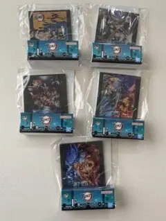 一番くじ　鬼滅の刃　上弦の参　F賞 ミニアートボード 5種セット