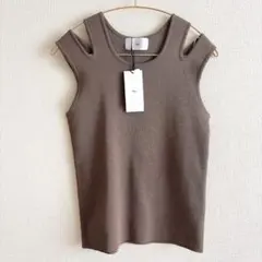 新品未使用タグ付き MARC JACOBS ノースリーブ ニットイタリア製