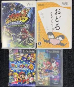 【ゲームキューブ・Wii 任天堂系 ソフト 4本 セット】