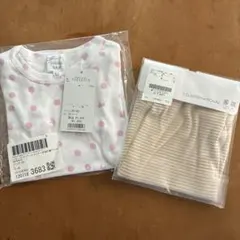 ベビー肌着2点セット ・80