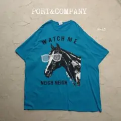 PORT&COMPANY Tシャ馬　サングラス