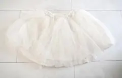 ZARA チュールスカート 86cm 12-18ヶ月 アイボリー 女の子