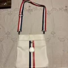 MONCLER ショルダーバッグ ホワイト トリコロール