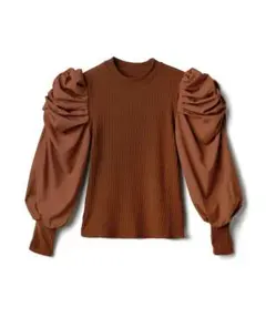 GRL ボリュームスリーブニット トップス