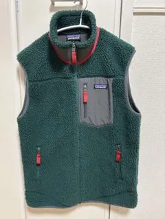 Patagonia フリースベスト グリーン
