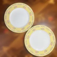 ティファニー Tiffany & Co. Pink Tulip デザート皿 ペア