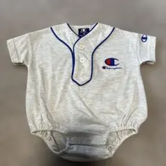 Champion グレー ロンパース 70